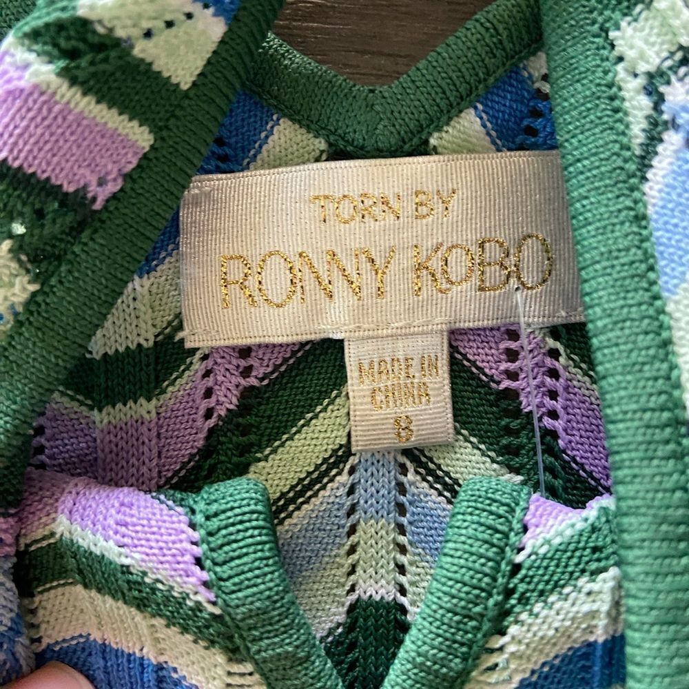 Torn by Ronny Kobo Green Skirt Set - Picture 4 of 7